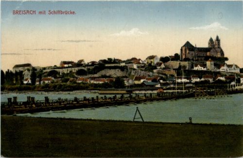 Ba-Wü/ Breisach - mit Schiffbrücke