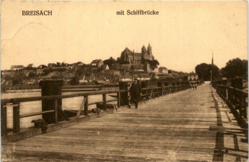 Ba-Wü/ Breisach - mit Schiffbrücke