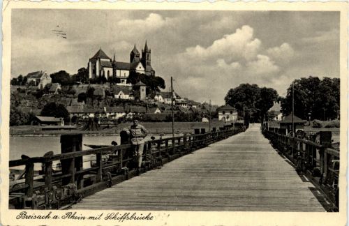 Ba-Wü/ Breisach - mit Schiffbrücke