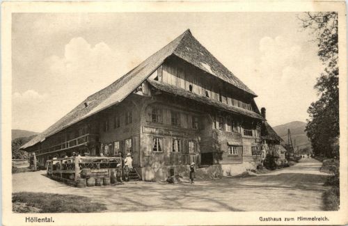 Ba-Wü/Schwarzwald/Breisgau/div. Orte und Umgebung - Höllental, Himmelreich Gasthaus,