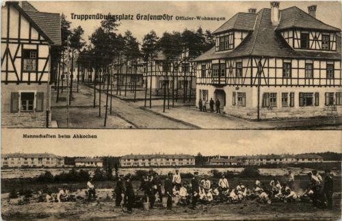 Grafenwöhr - Truppenübungsplatz, Offiziers-Wohnungen,