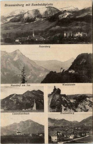 Brannenburg mit Ramboldtplatte div.Bilder