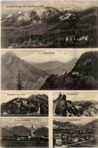 Brannenburg mit Ramboldtplatte, div.Bilder