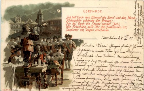 Bläser von Säckingen - Litho