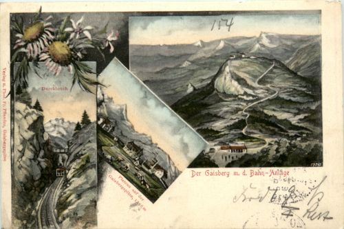 Der Gaisberg mit der Bahn Anlage