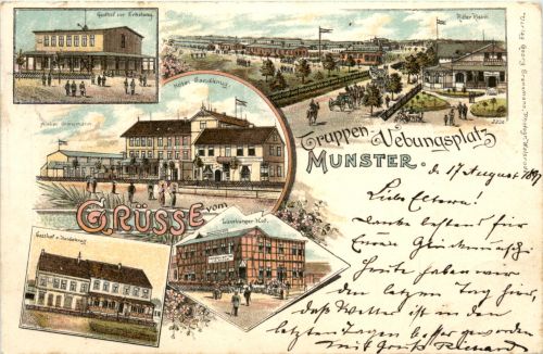 Grüsse vom Truppen Übungsplatz Munster