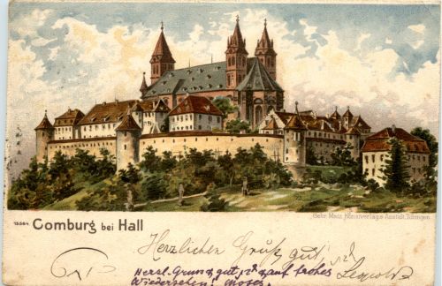 Comburg bei Hall - Litho