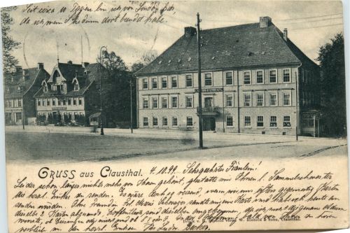 Gruss aus Clausthal - Gasthof Rathaus
