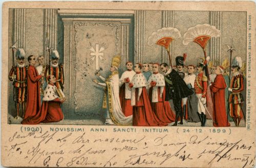Novissimi Anni Sancti Initium 24.12.1899 - Litho