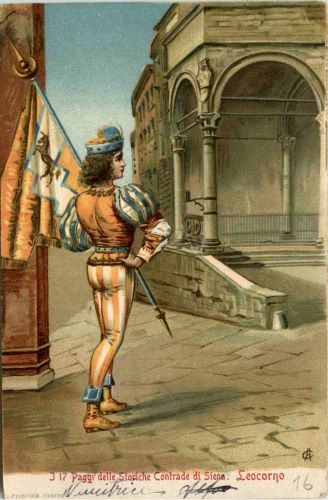 Paggi delle Storiche Contrade di Siena - Leocorno