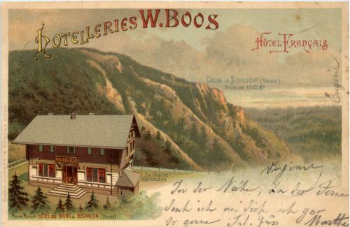 Col de la Schlucht - Hotelleries W. Broos