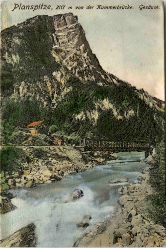 Gesäuse, Planspitze von der Kummerbrücke
