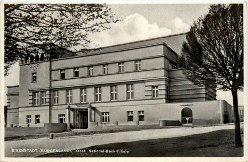 Eisenstadt, Oest. National-Bank-Filiale