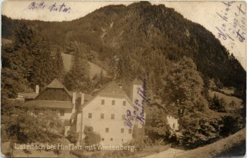Lainbach bei Hieflau, mit Wiedenberg