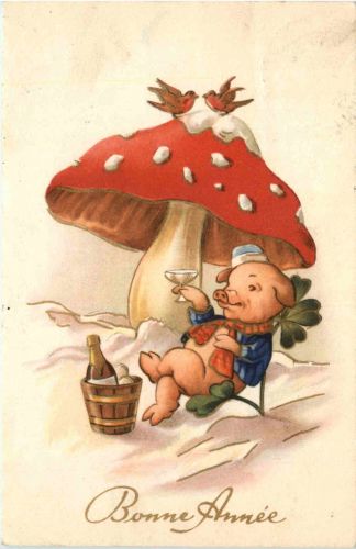 Bonnee Annee - Schwein unter Pilz