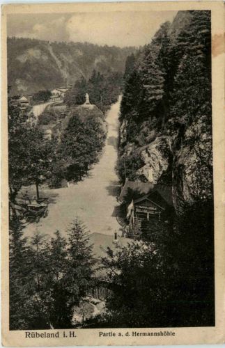 Rübeland - Partie an der Hermannshöhle - Bahnpost