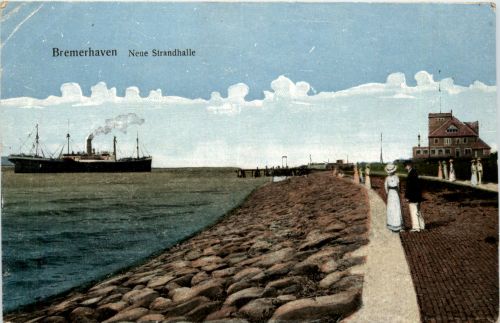 Bremerhaven - Neue Strandhalle - Luna Karte