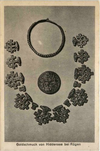 Goldschmuck von Hiddensee bei Rügen
