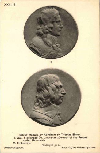 silver medal by Abraham Simon