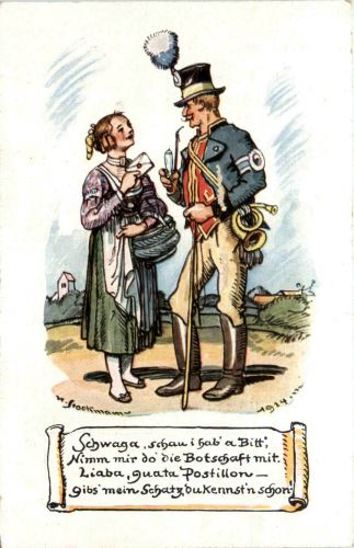 Postbote - Ganzsache