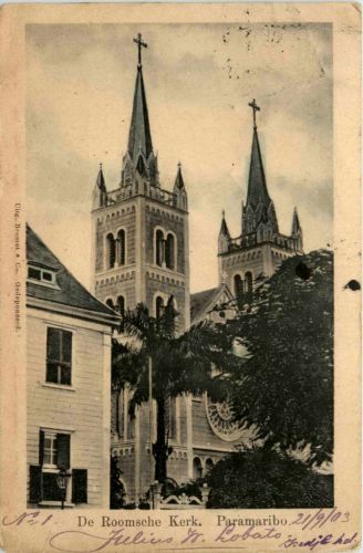 Paramaribo - De Roomsche Kerk Surinam