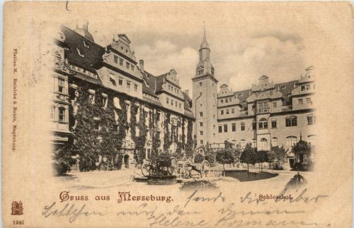 Gruss aus Merseburg - Schlosshof