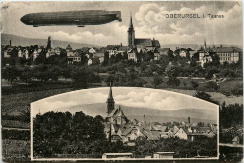 Oberursel mit Zeppelin