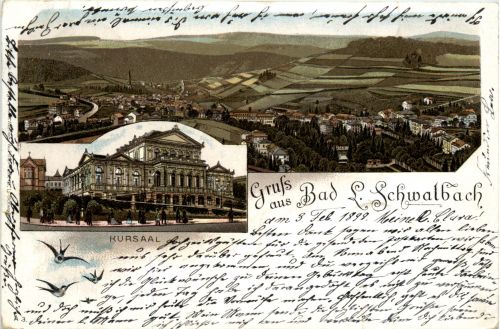 Gruss aus Bad Schwalbach - Litho