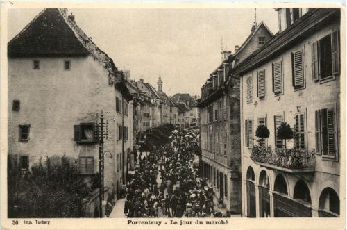 Porrentruy - Le jour du marche