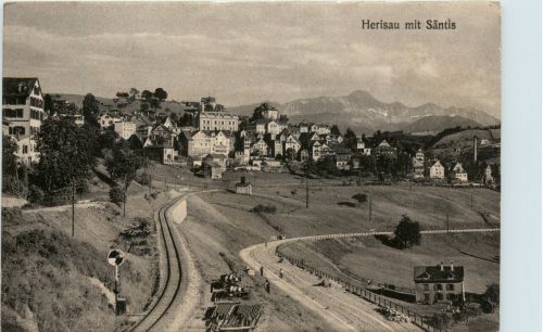 Herisau mit Säntis