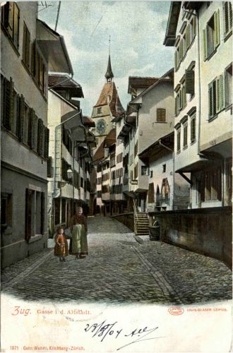 Zug - Gasse in der Altstadt