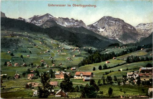Unterwasser im Obertoggenburg