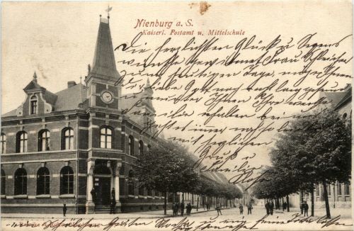 Nienburg - Postamt und Mittelschule
