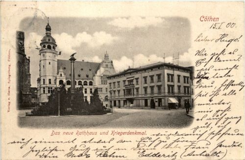 Cöthen - Das neue Rathaus