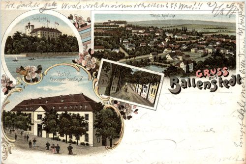 Gruss aus Ballenstedt - Litho