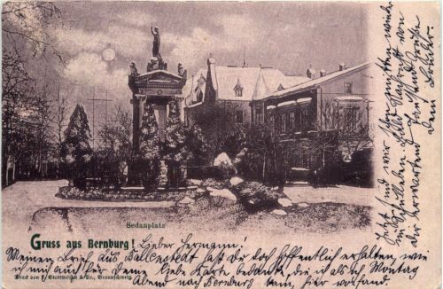Gruss aus Bernburg - Sedanplatz