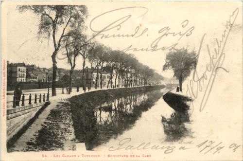 Les Canaux a Toulouse - Boulevard de la Gare