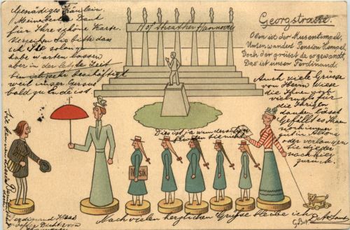 Hannover - Künstlerkarte