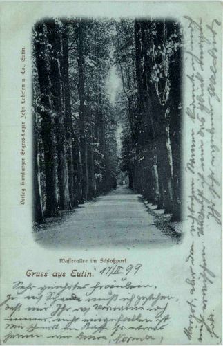 Gruss aus Eutin - Wasseralle im Schlosspark