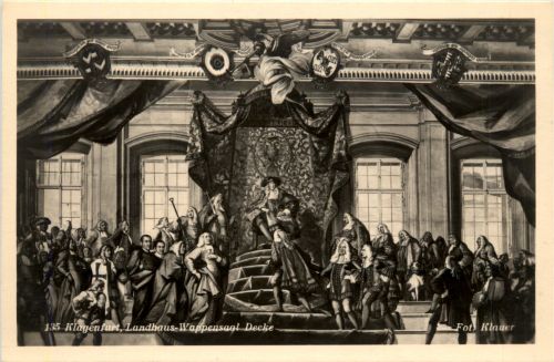 Klagenfurt, Landhaus Wappensaal Decke