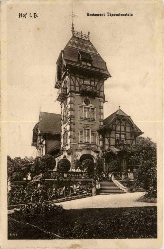 Hof i. B. , Restaurant theresienstein
