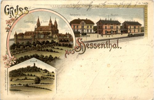 Gruss aus Hessenthal - Litho