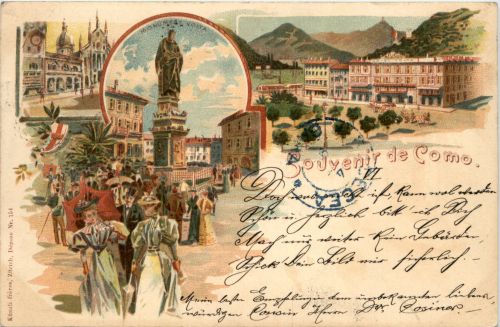 Souvenir de Como - Litho