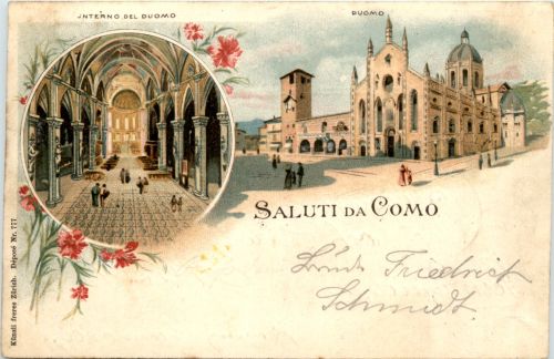 Souvenir de Como - Litho