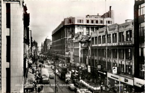 Argyle Street Looking East - Glasgow