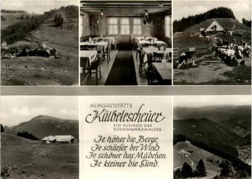 Münstertal - Almgaststätte Kälbelescheuer