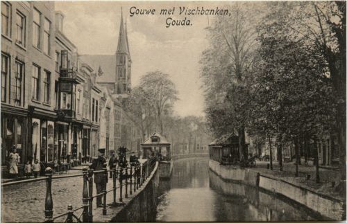 Gouda - Gouwe met Vischbanken
