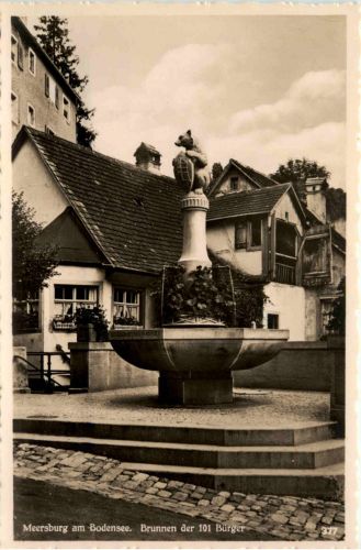Meersburg - Brunnen der 101 Bürger