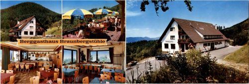 Oppenau - Pension Braunbergstüble - Klappkarte