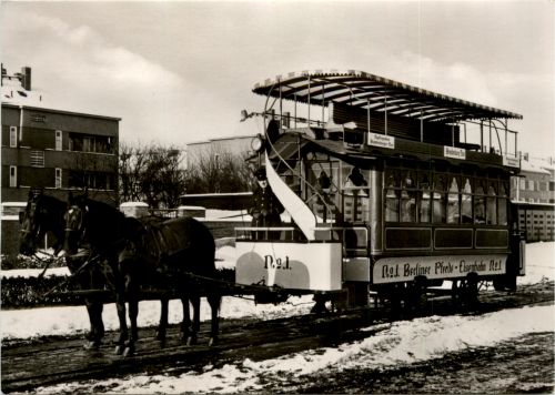 Berline Pferde Eisenbahn